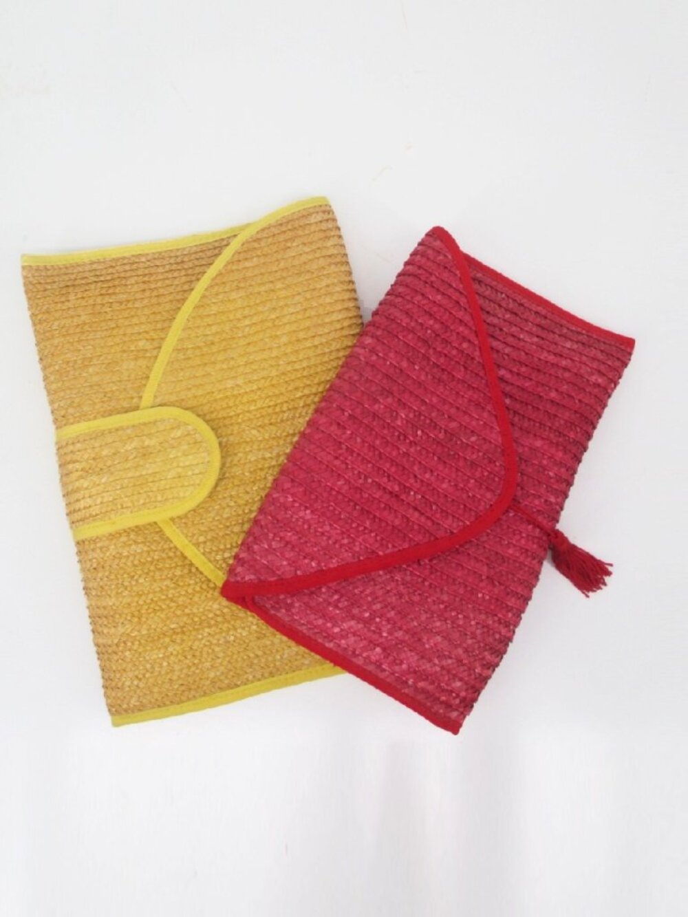 Vintage 70s Raffia Clutch Bag Bundle